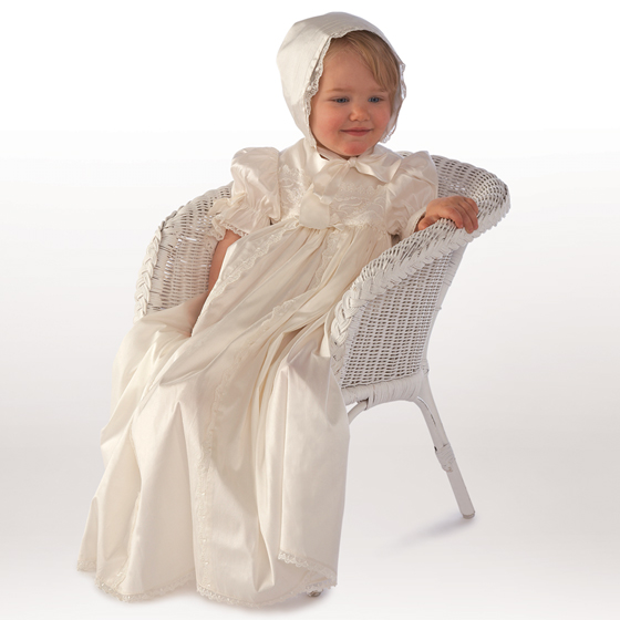 Девушки Крещение платье - Лили G3132