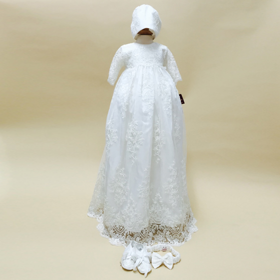 delicate elegance christening wear
